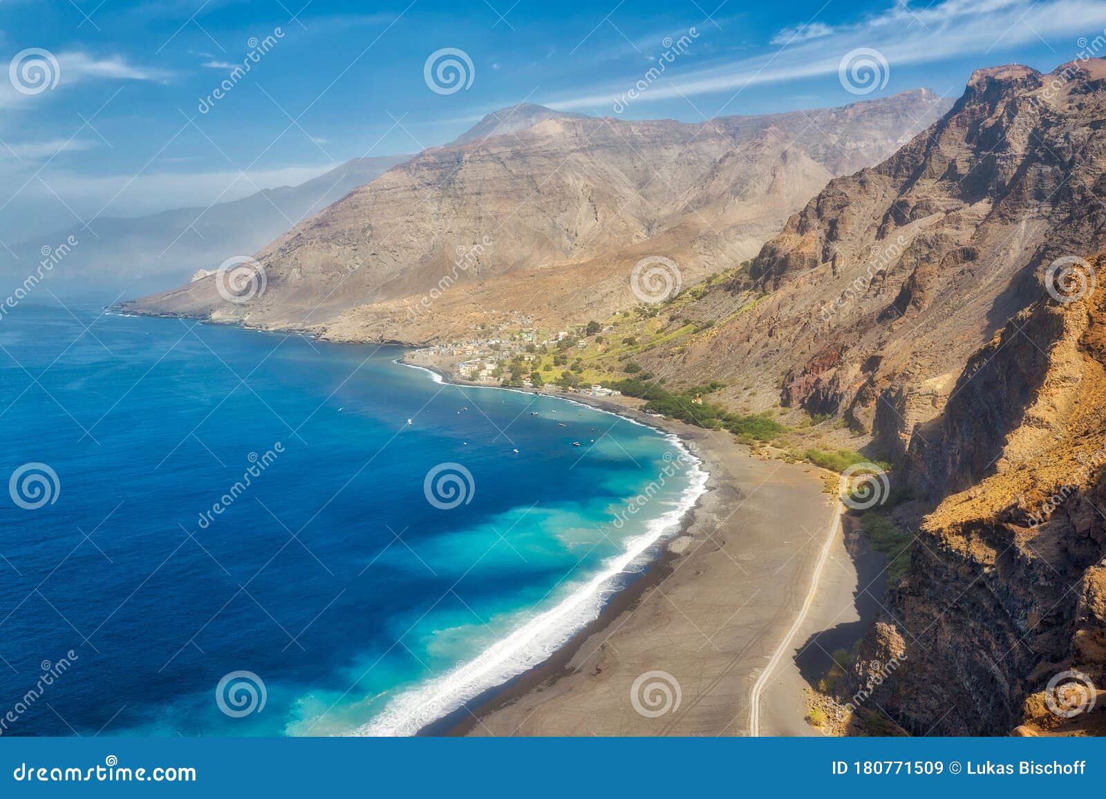 hiking path in santo antao, cape verde