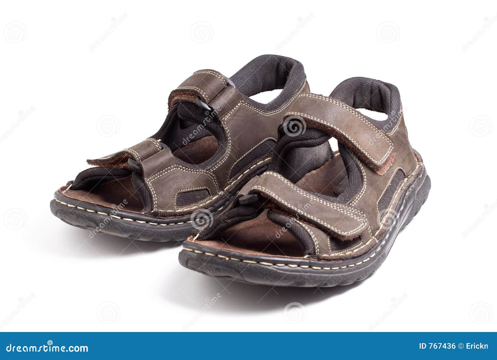 Hiking sandals stock photo. Image of leather, sportswear - 767436
