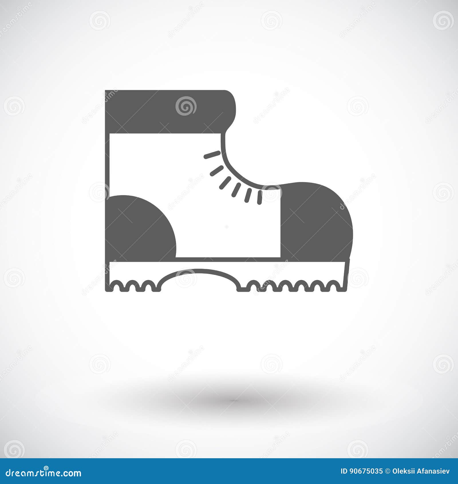 Hiking shoes stock vector. Illustration of object, shoes - 90675035