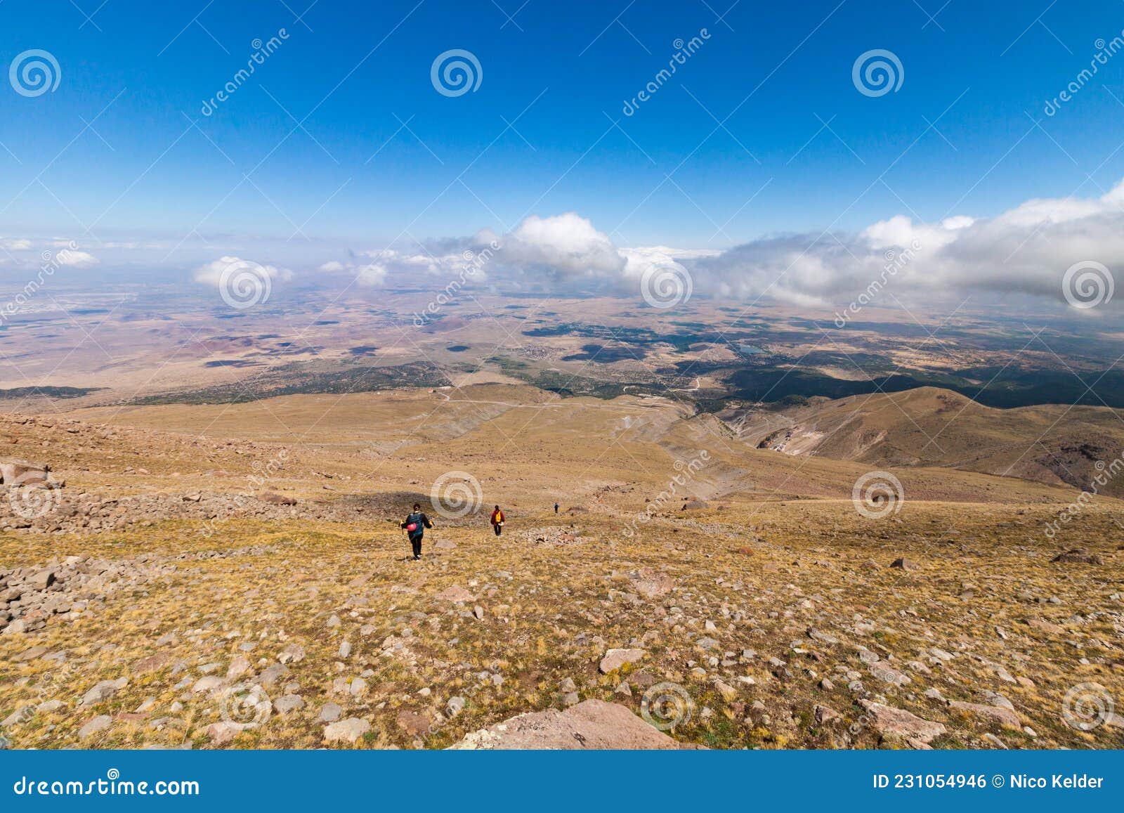 views as seeen from hiking mount hasan 3286 m