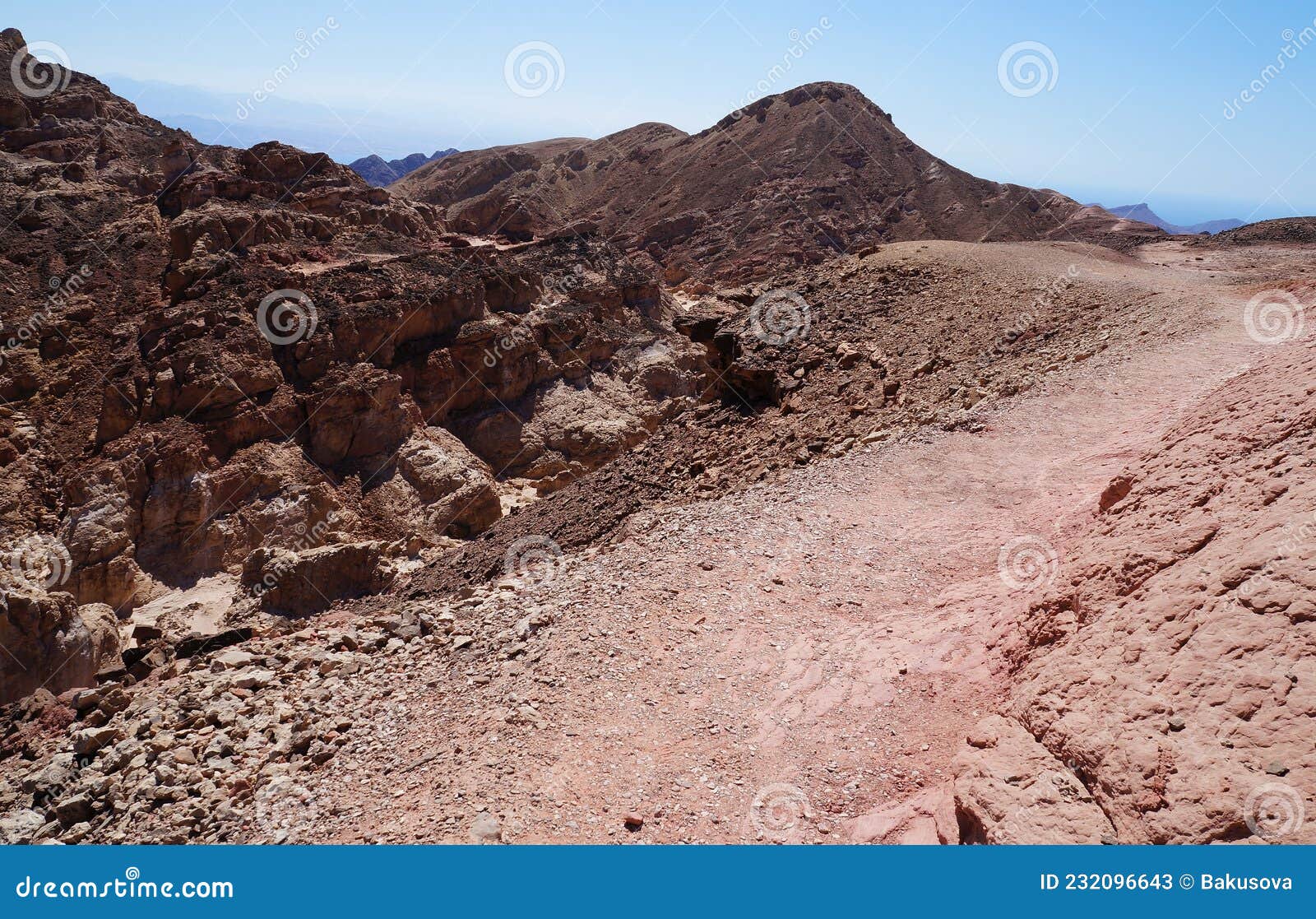 hiking in wadi gishron, south israel