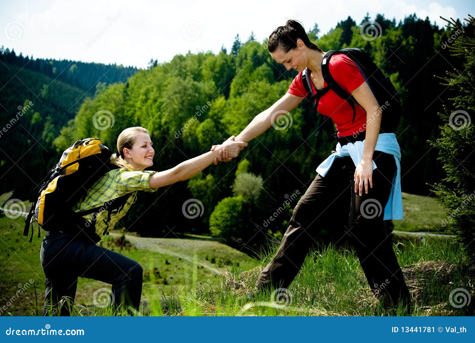 Hiking women stock image. Image of vacations, hiking 13441781