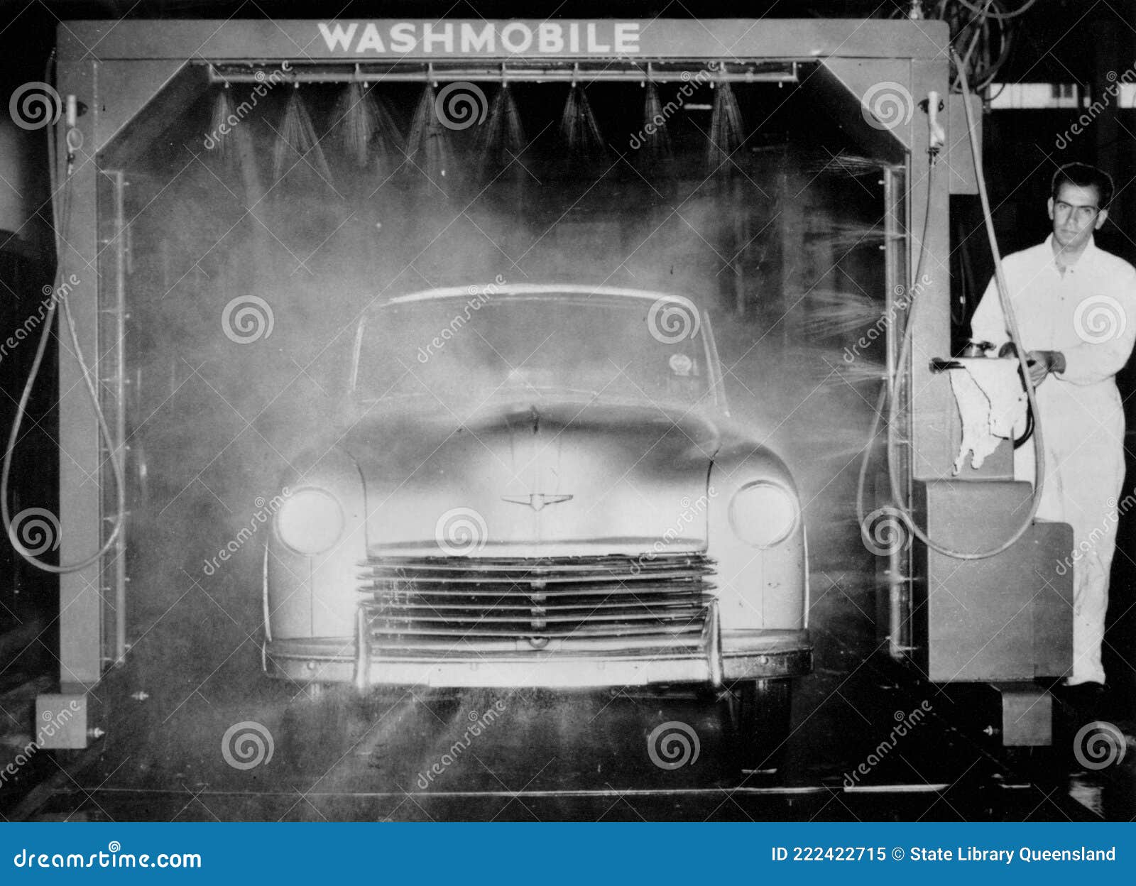 Hillman Minx In The WashMobile, 1952 Picture. Image 222422715