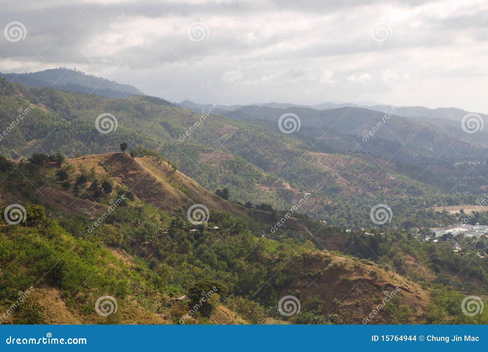 hillside terrain view timor leste