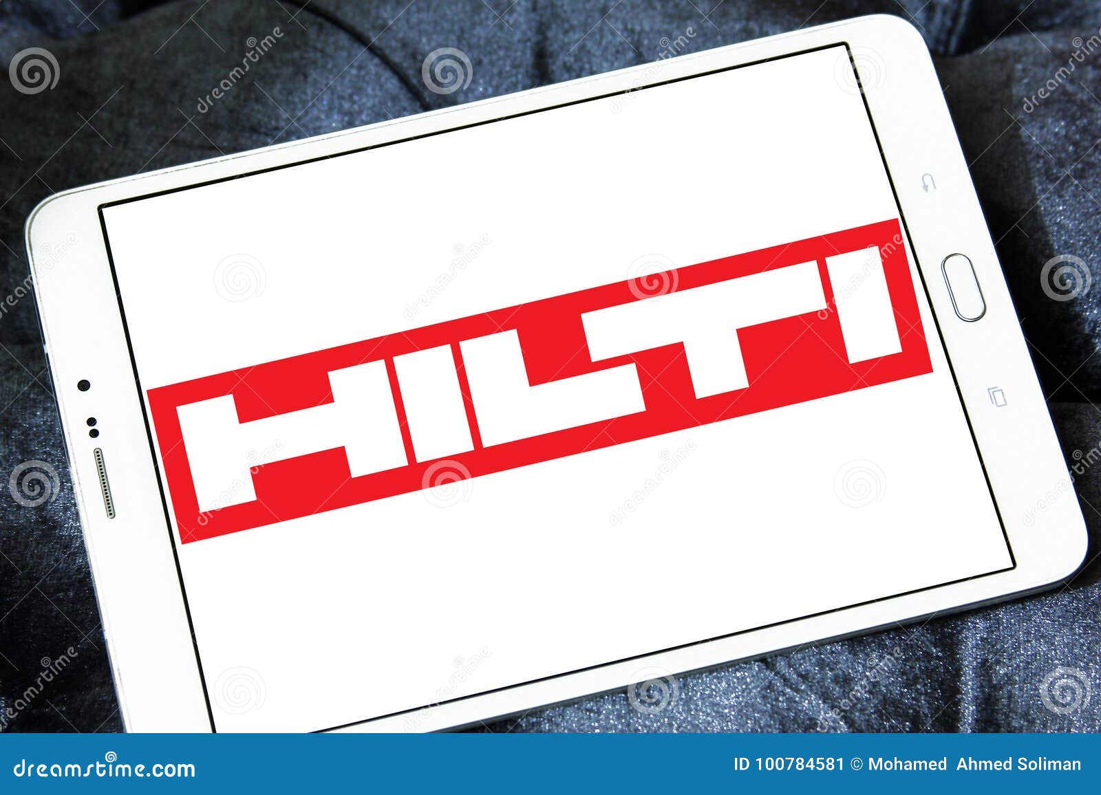 Hilti company logo editorial photo. Image of decker - 100784581