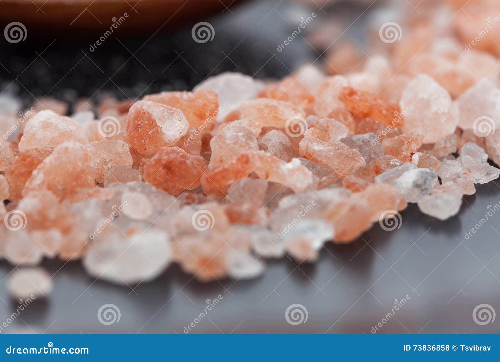 Himalayan Pink Rock Salt Crystals Stock Photo Image of spice, halite