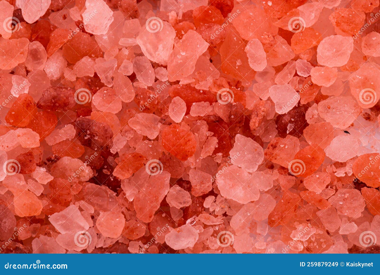 Himalayan Pink Salt Isolated on a White Background Stock Image Image