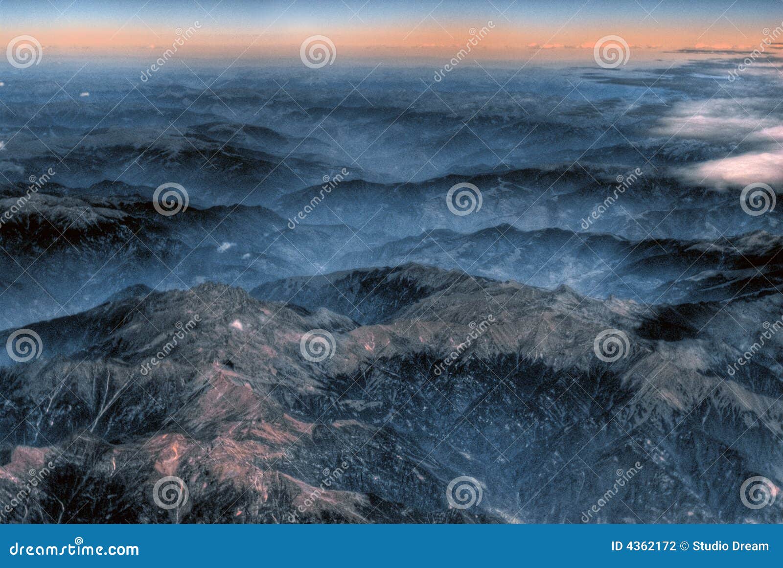 himalayas aerial view