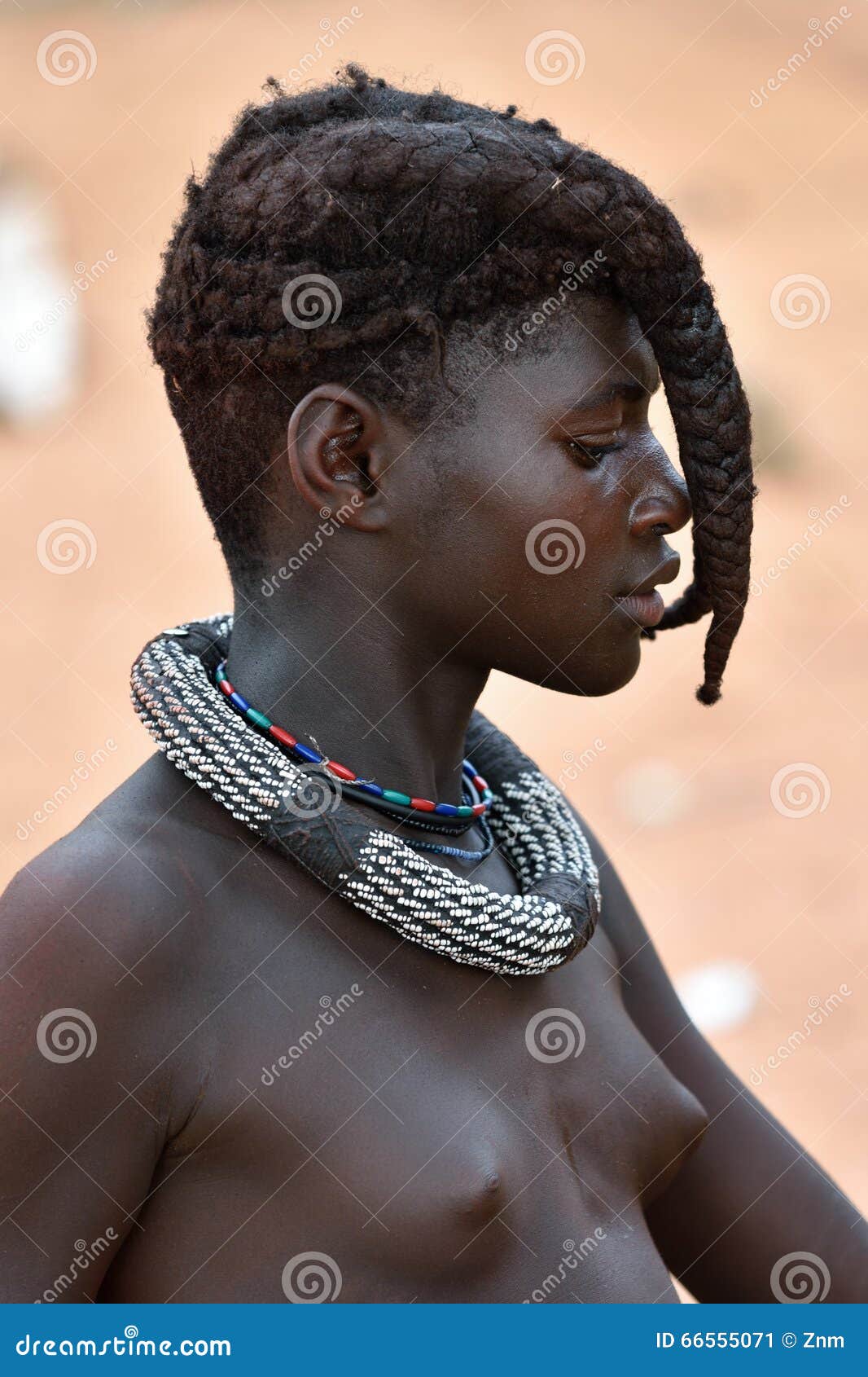 Himba Girl Portrait Namibia Editorial Photo Image Of Hair Face 