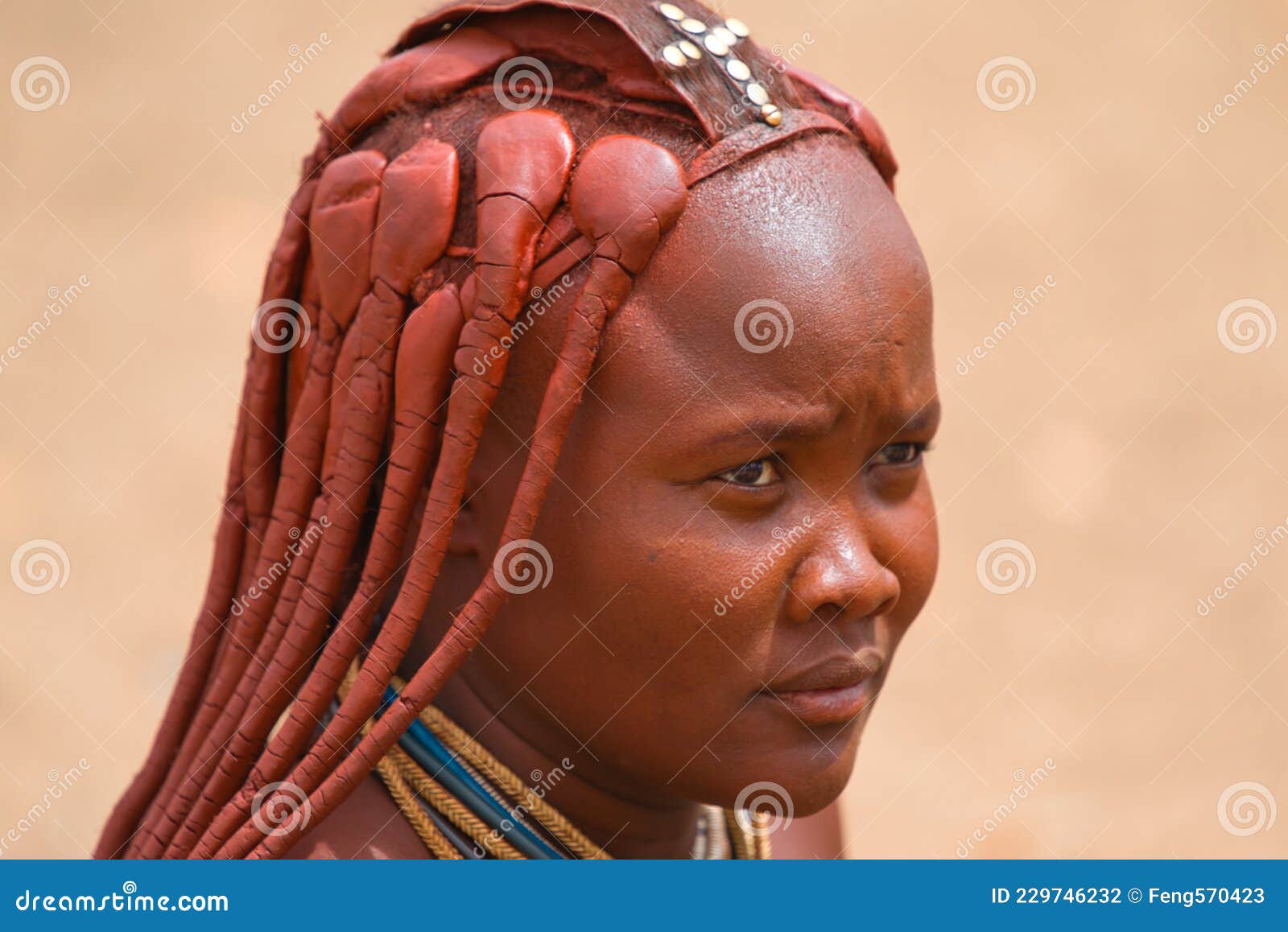 The Himba Tribe, Northern Namibia, Oct. 14, 2019 Editorial Photography