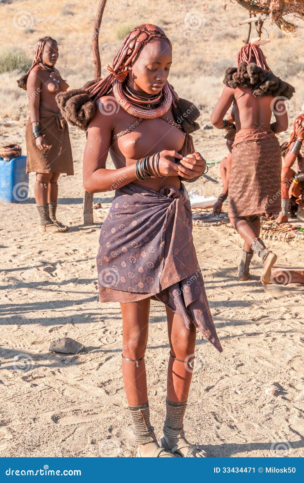 Himba Women Editorial Photo Image Of Clothes Woman 33434471 