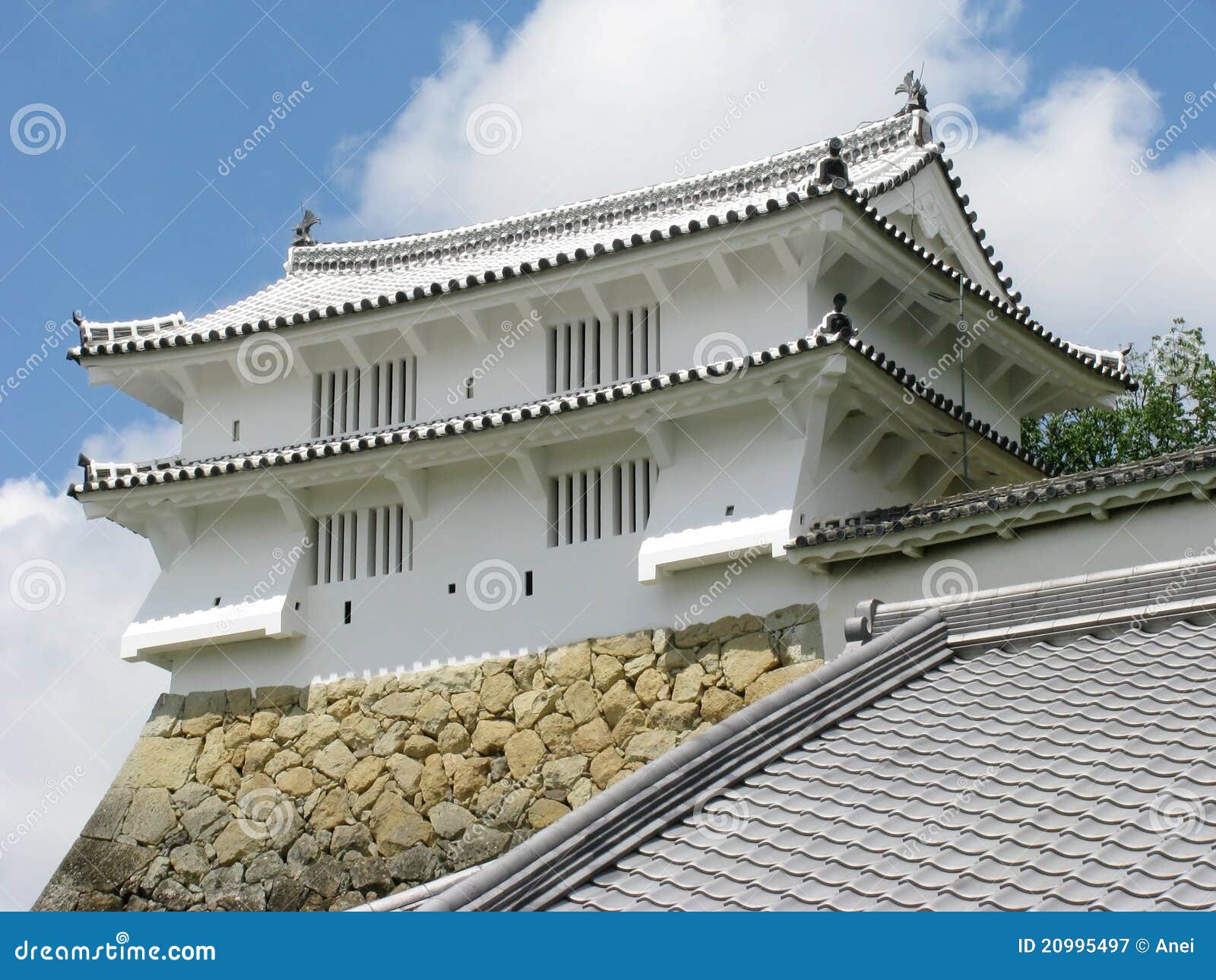 Himeji Castle Defensive Tower Stock Image Image of japan, japanese