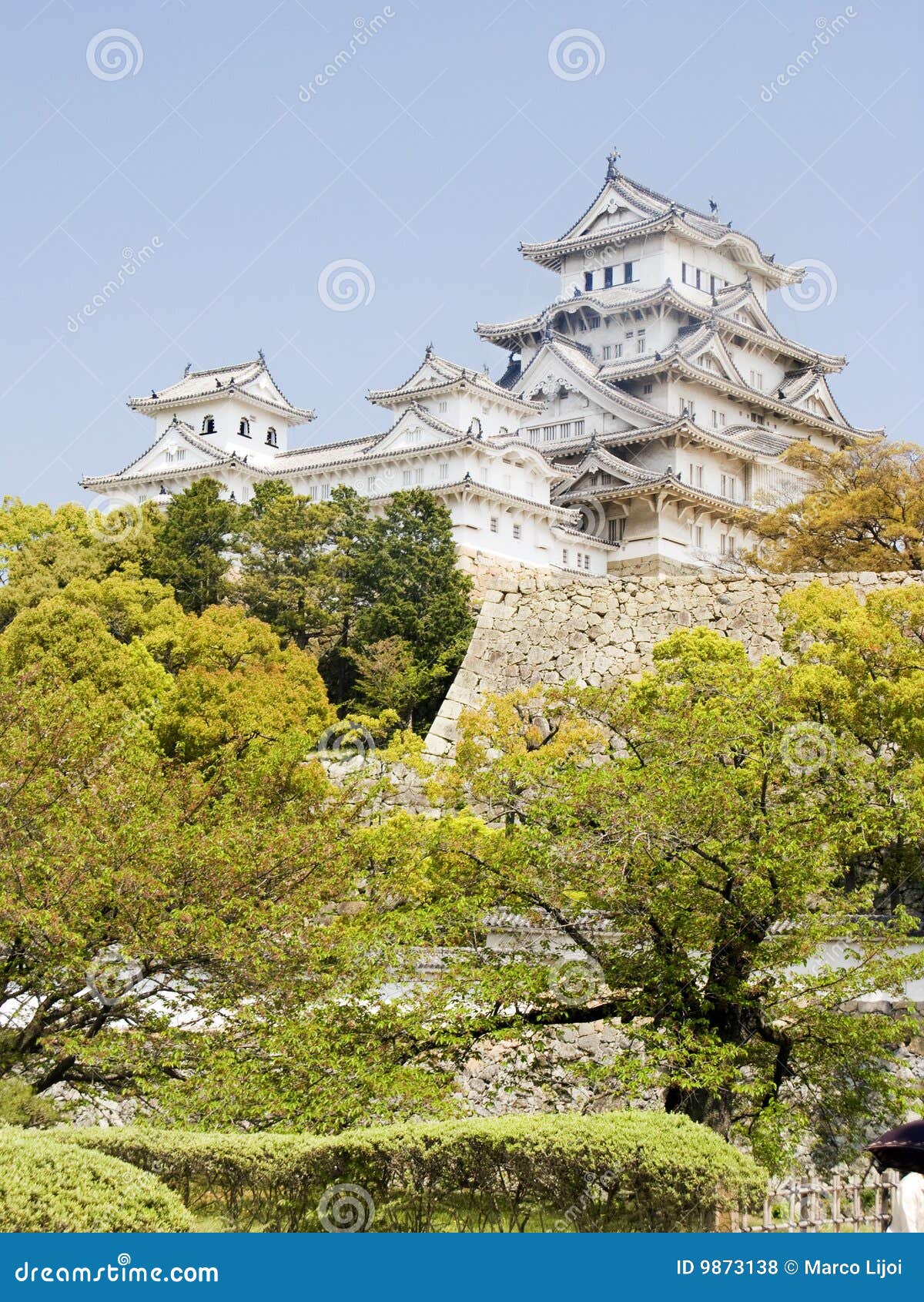 Himeji Castle Hill stock photo. Image of attraction, history 9873138