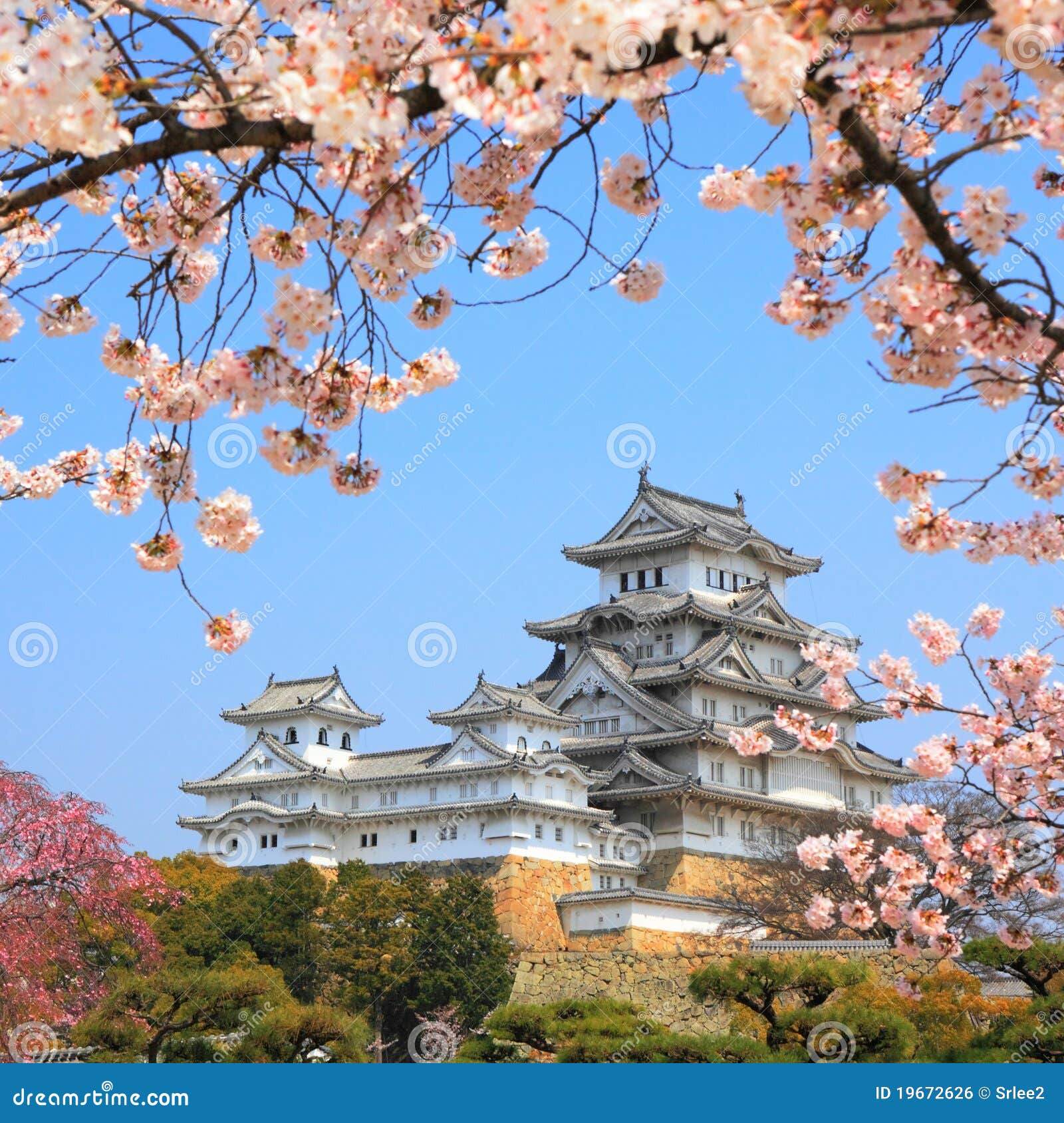 the himeji castle, japan