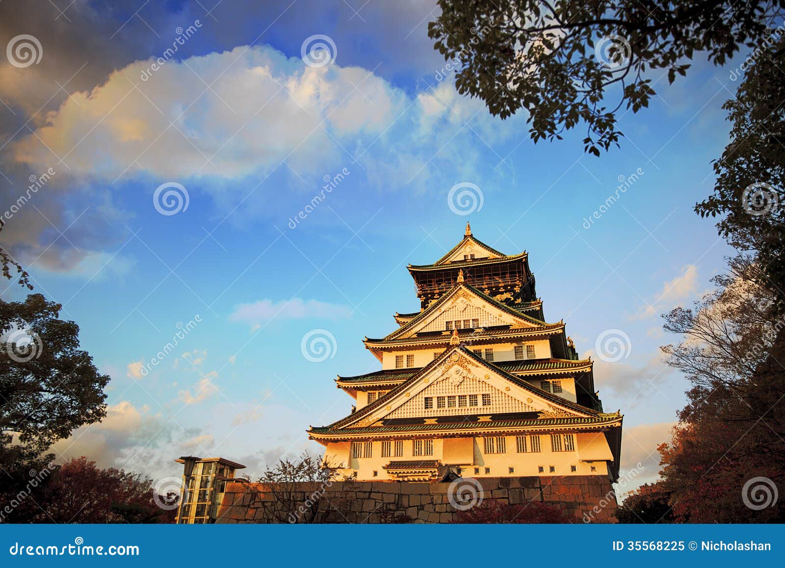 Himeji Castle, Japan stock image. Image of east, autumn 35568225