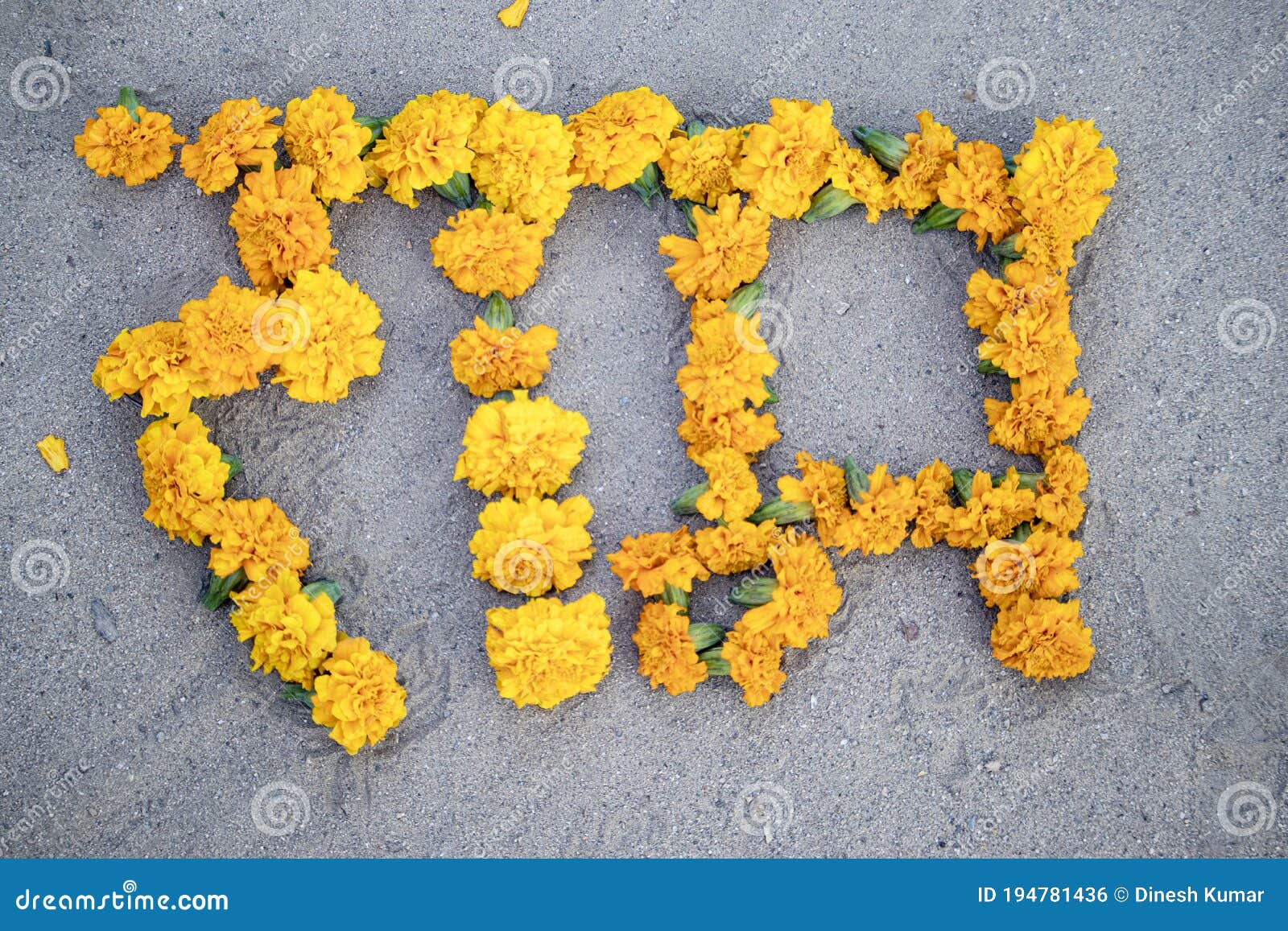 Hindi Alphabet Letter of Hindu Holy Ram Written with Yellow ...