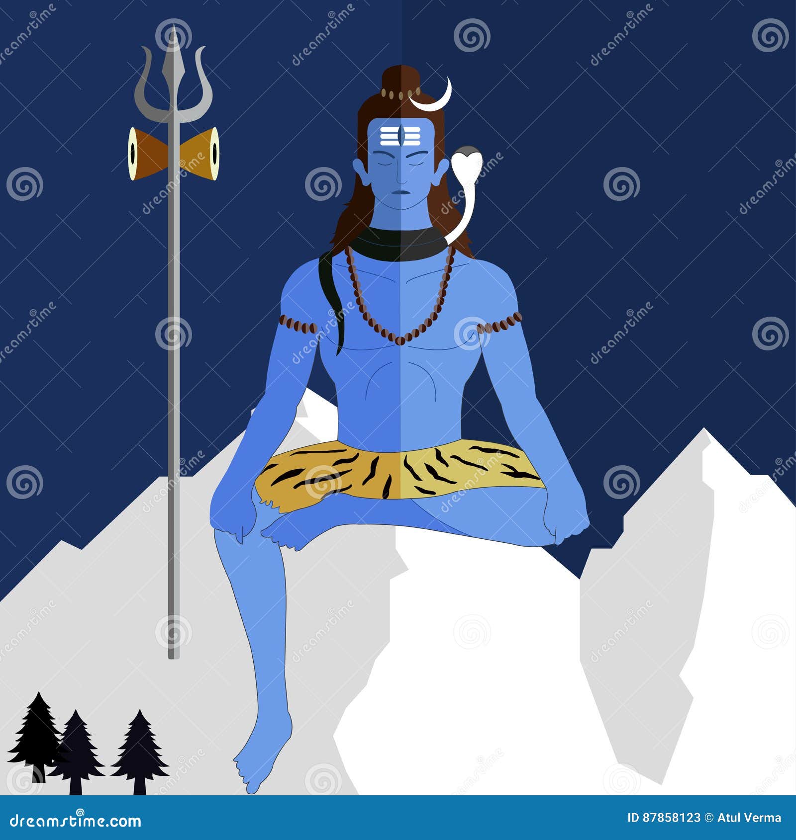 5 Ace Hand Draw Shiv Ji Lord God Hindu Religious Photo Sticker Poster for  Pooja; Wall Decor (Paper; 12x18 inch; Multicolor) : Amazon.in: Home &  Kitchen
