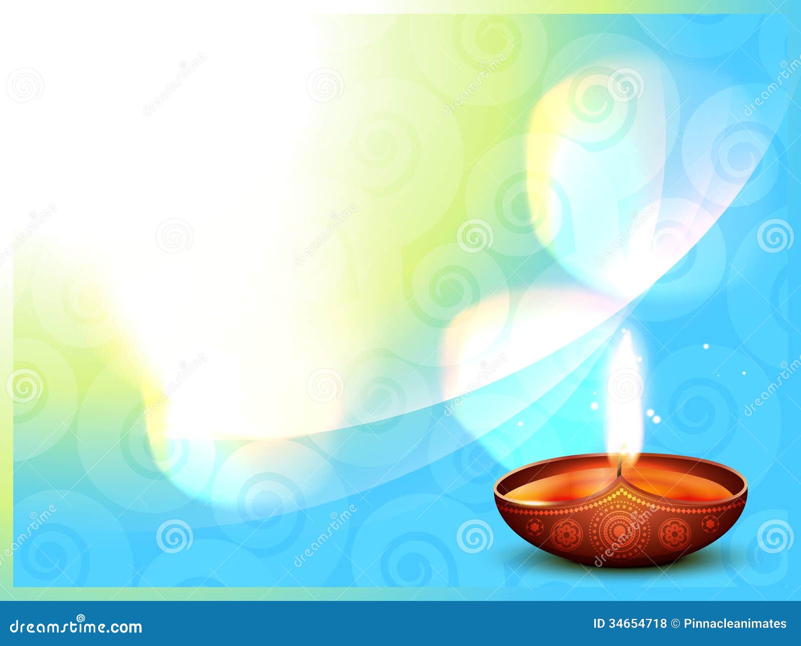 Hindu Diwali Festival Stock Vector Image Of Eps10 Graphic 34654718