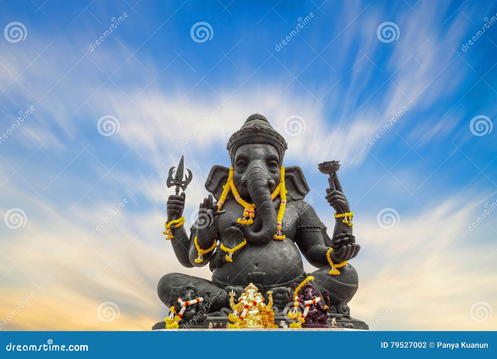 Hindu God Ganesha. stock photo. Image of worship, object 79527002