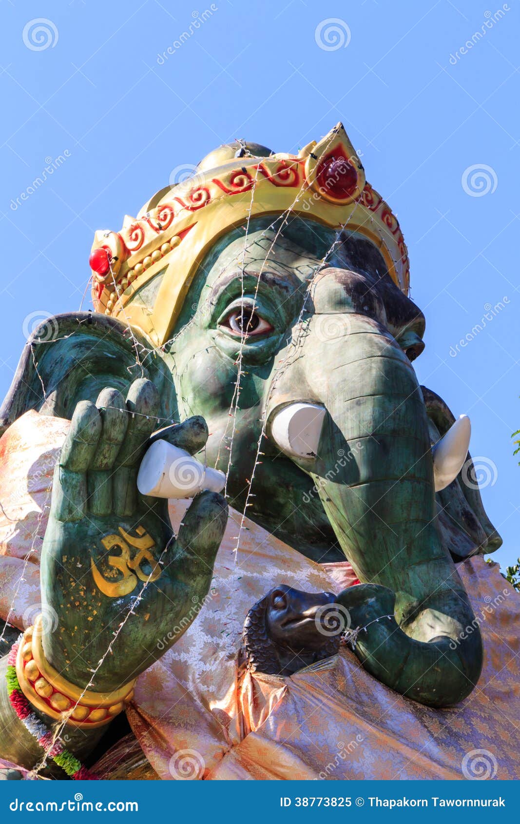 Hindu God Gannesa stock image. Image of hindu, tribal - 38773825