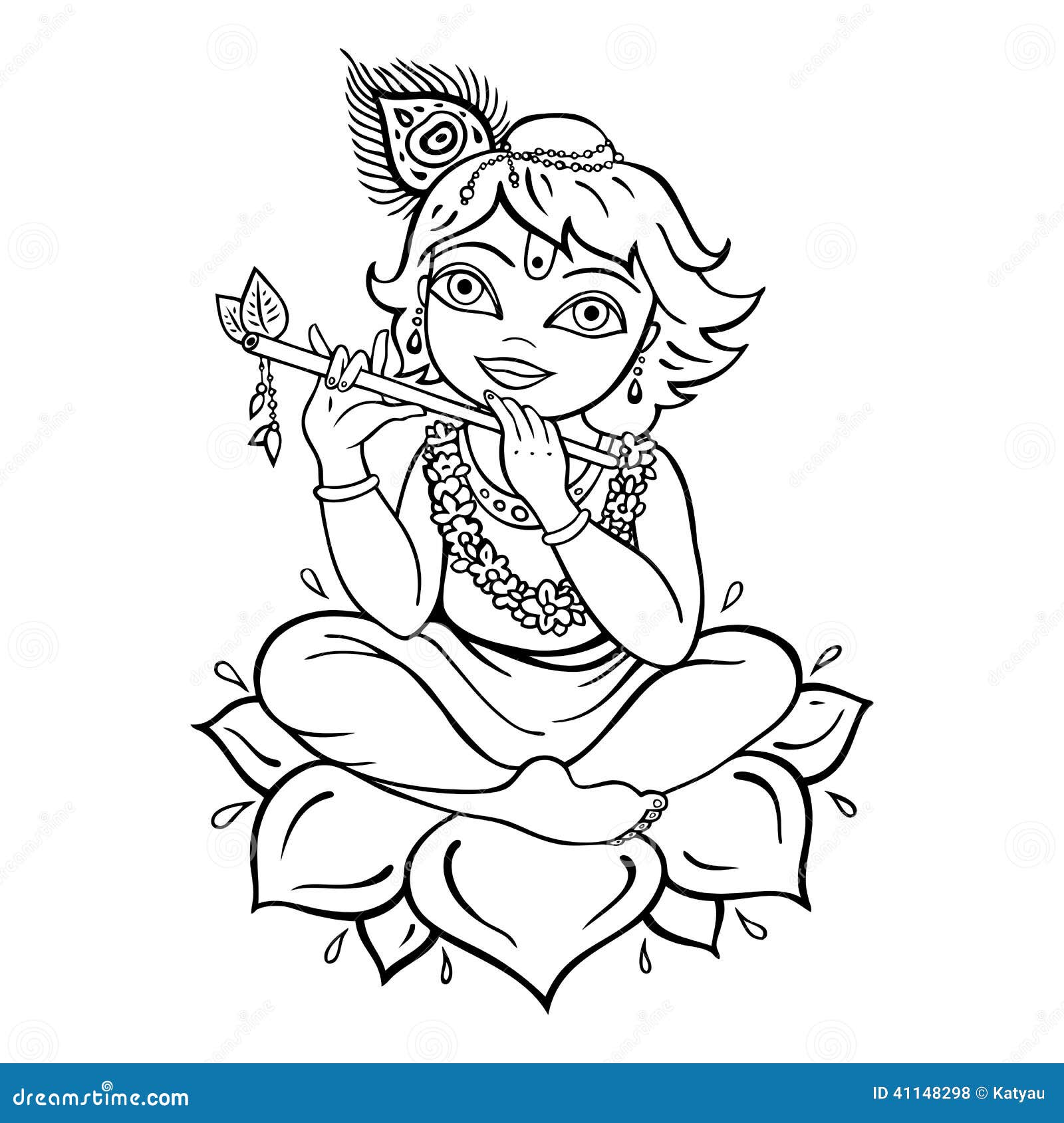 clipart of lord krishna - photo #18