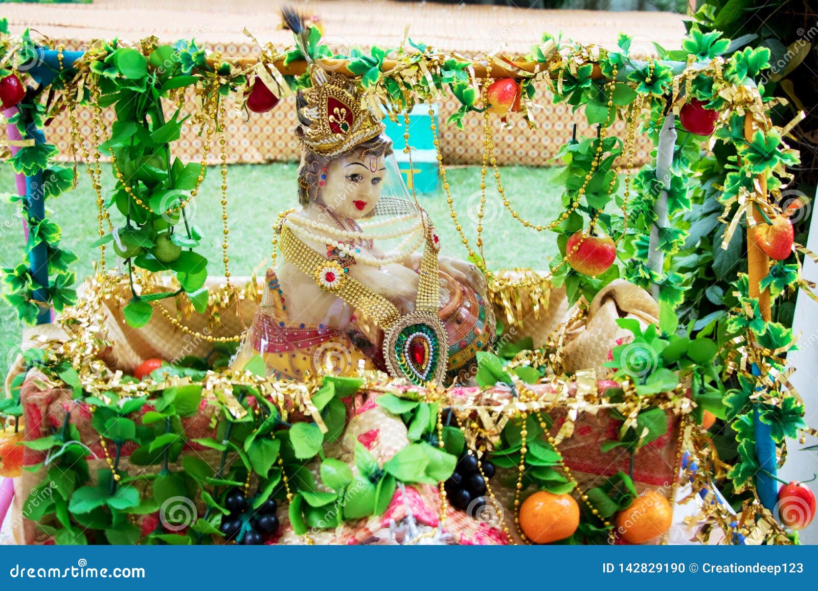 The Hindu God, Lord Krishna, Stock Photo - Image of lord ...