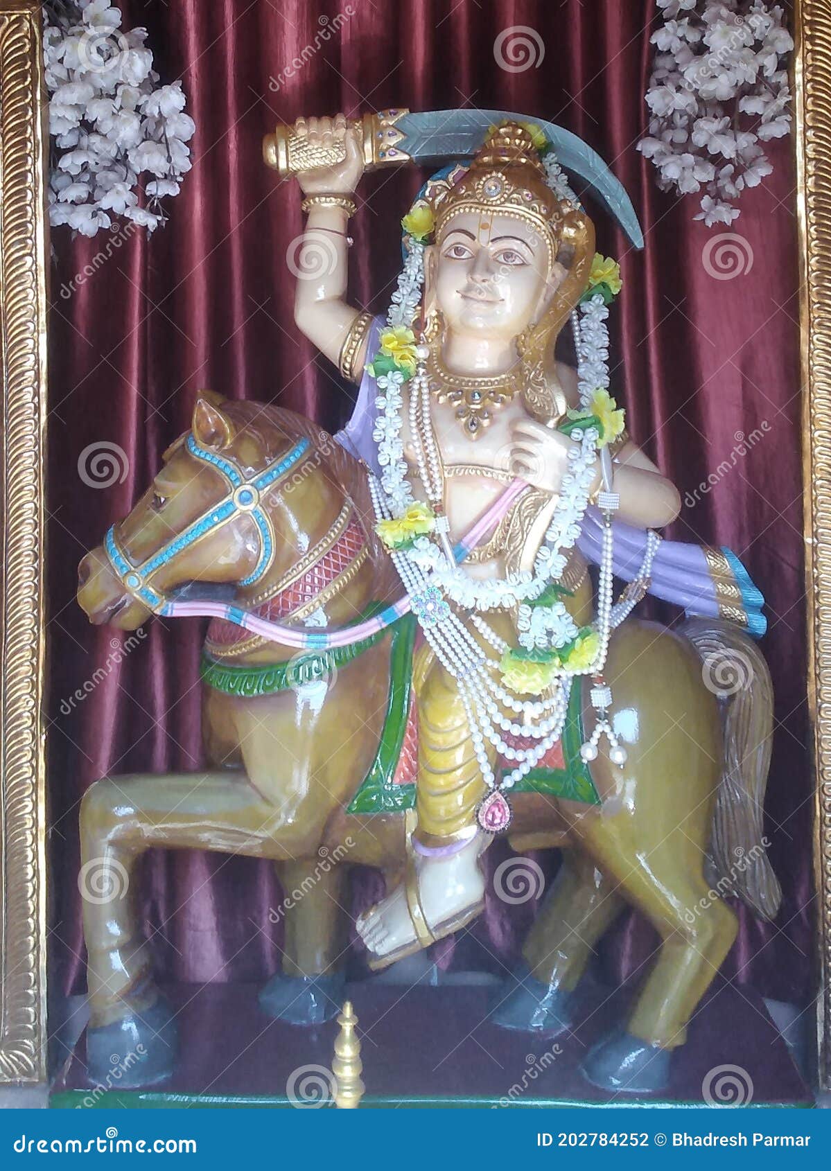 Hindu god statue stock photo. Image of carnival, tradition 202784252