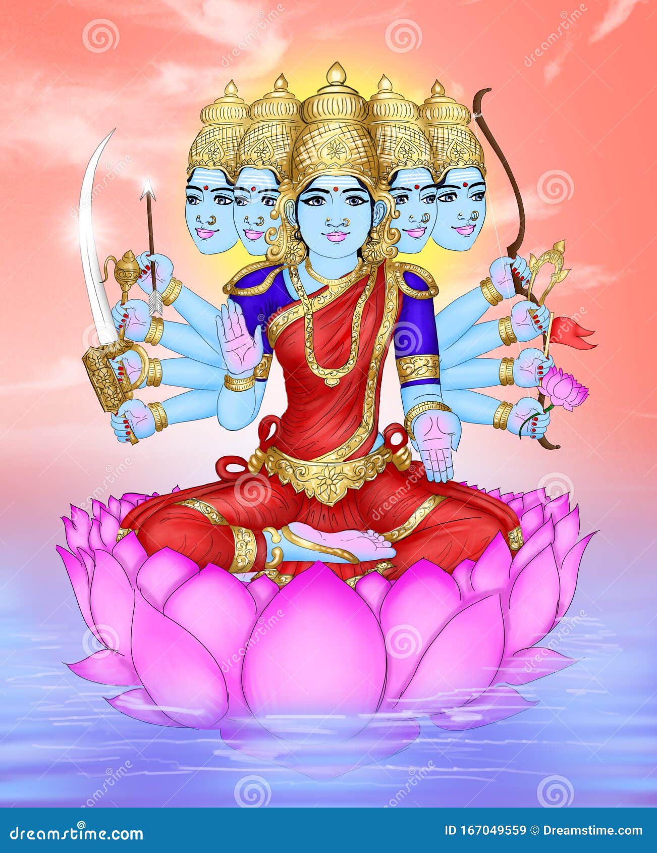 hindu goddess, nilapataka devi