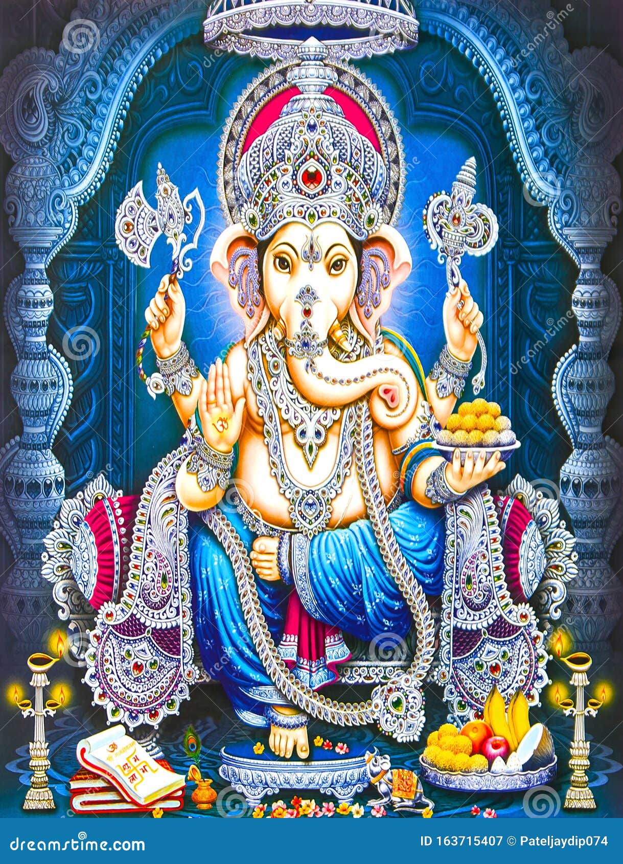 hindu lord ganesha texture wallpaper  background