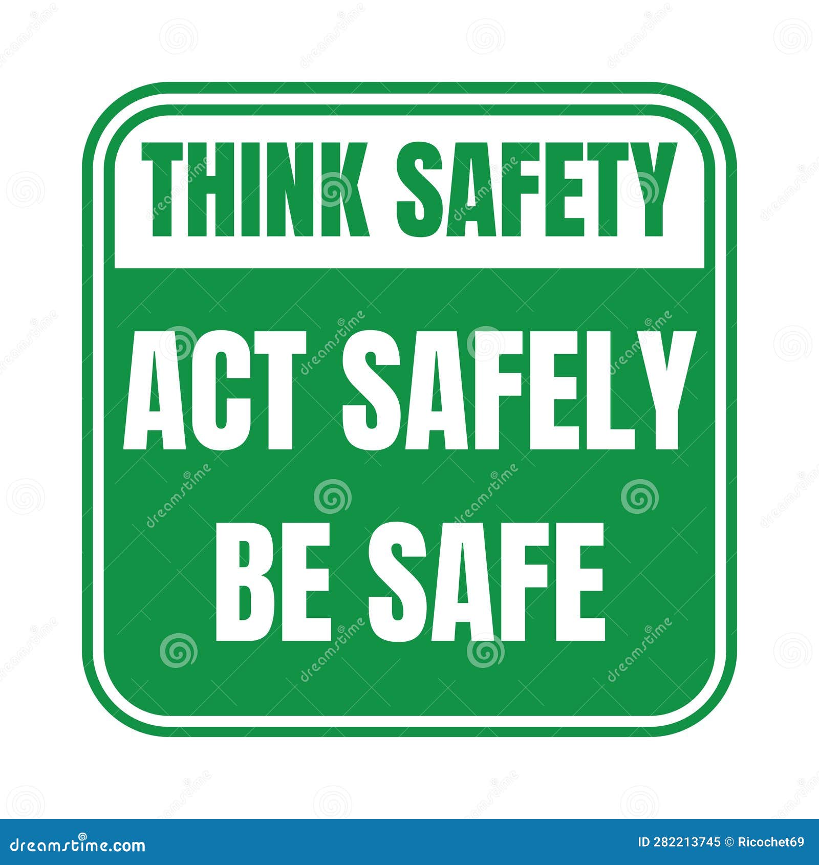 Hink Safety Act Safely Be Safe Symbol Icon Stock Illustration Illustration of goal, icon