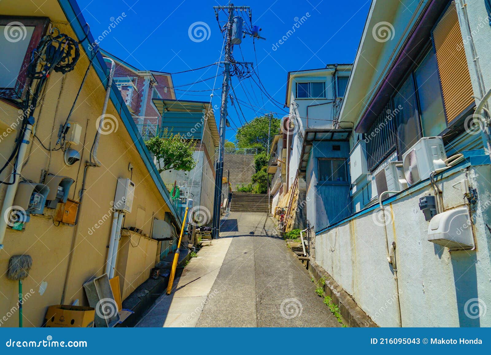 hino city skyline and the blue sky