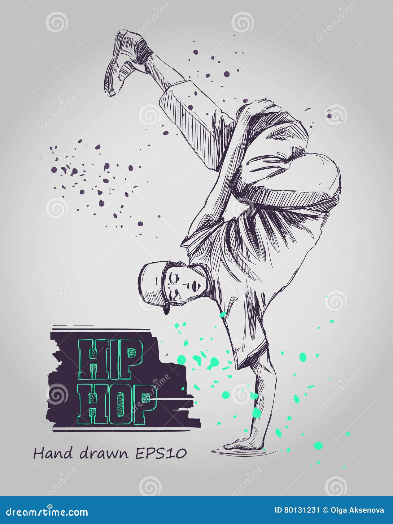 Hip Hop Drawings Of Dance