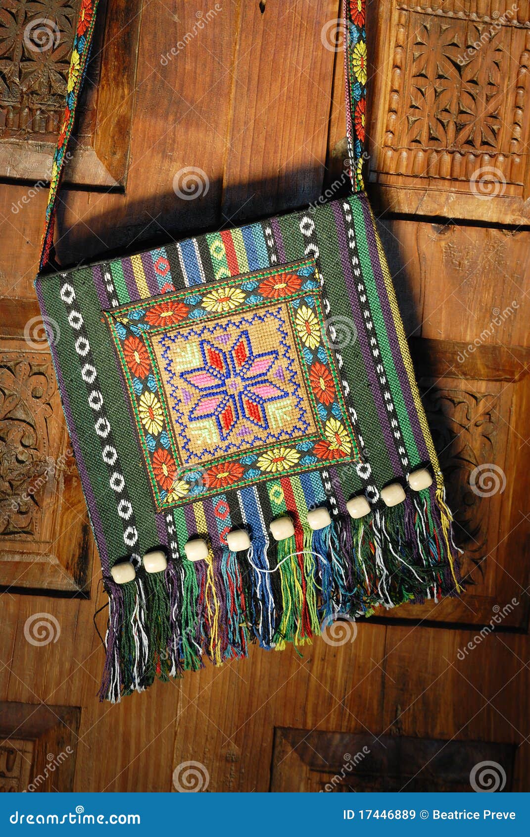 Hippie bag stock image. Image of fringe, accessory, interior 17446889