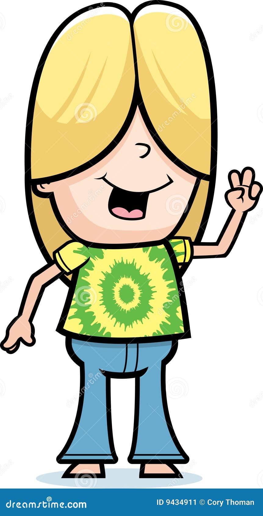 Hippie Boy stock vector. Illustration of happy, child ...