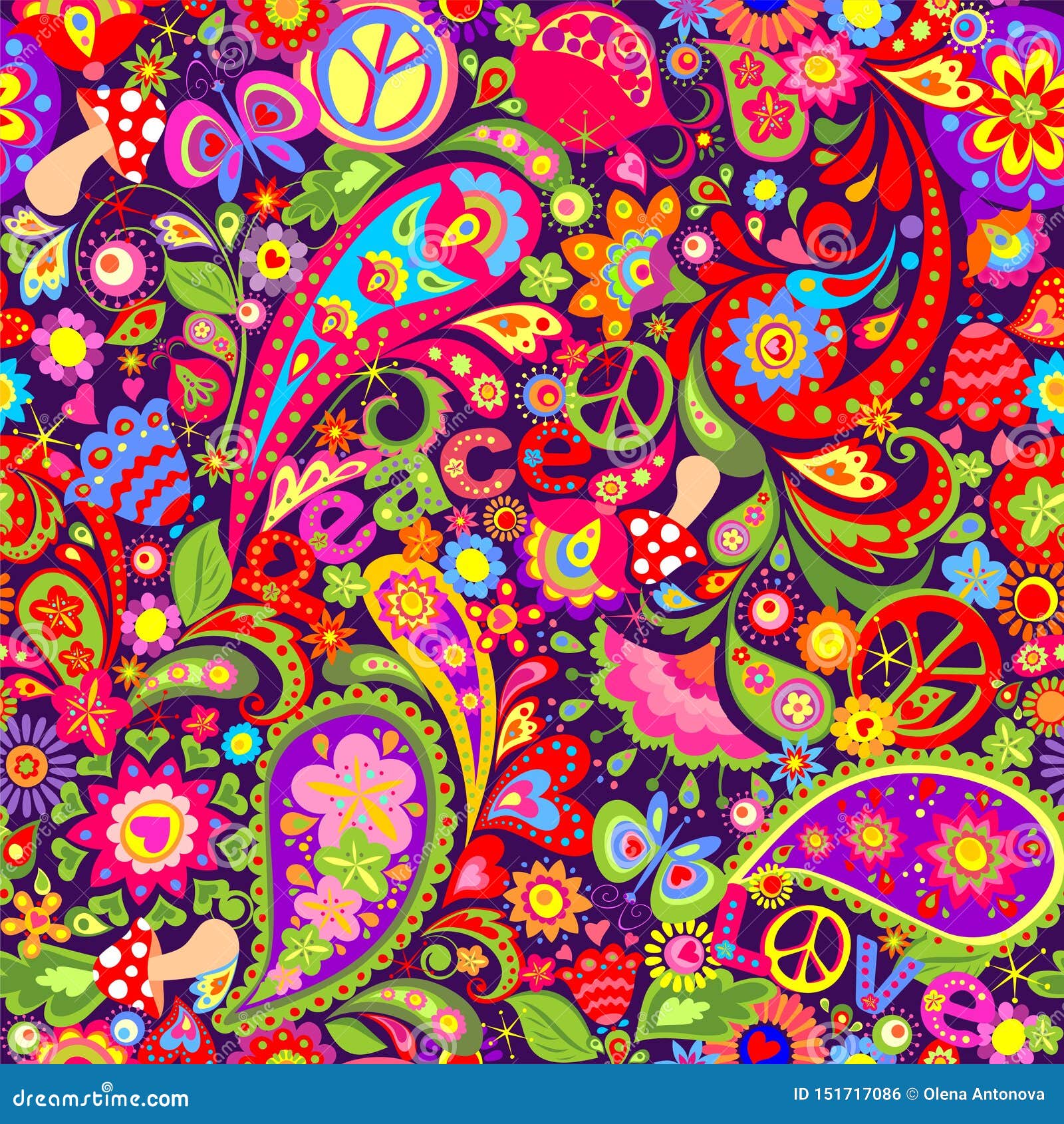 Hippie Flowers Stock Illustrations – 8,598 Hippie Flowers Stock  Illustrations, Vectors & Clipart - Dreamstime