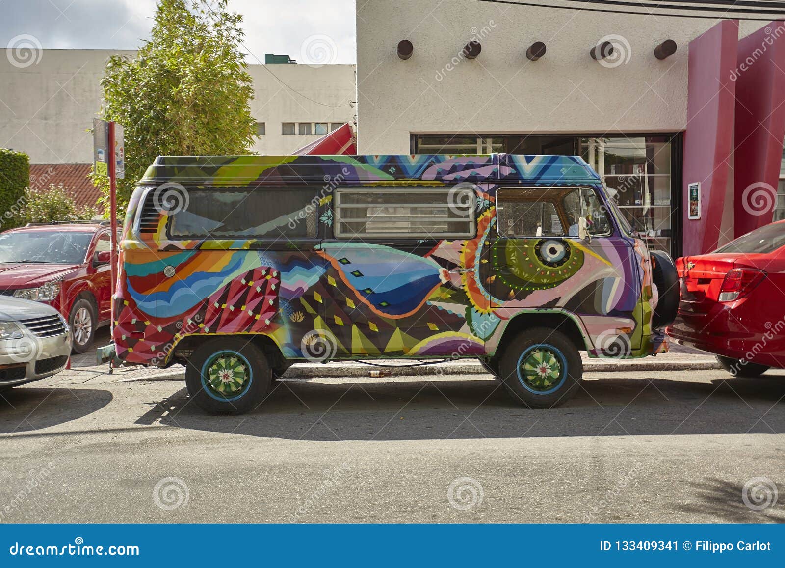 hippie minivan