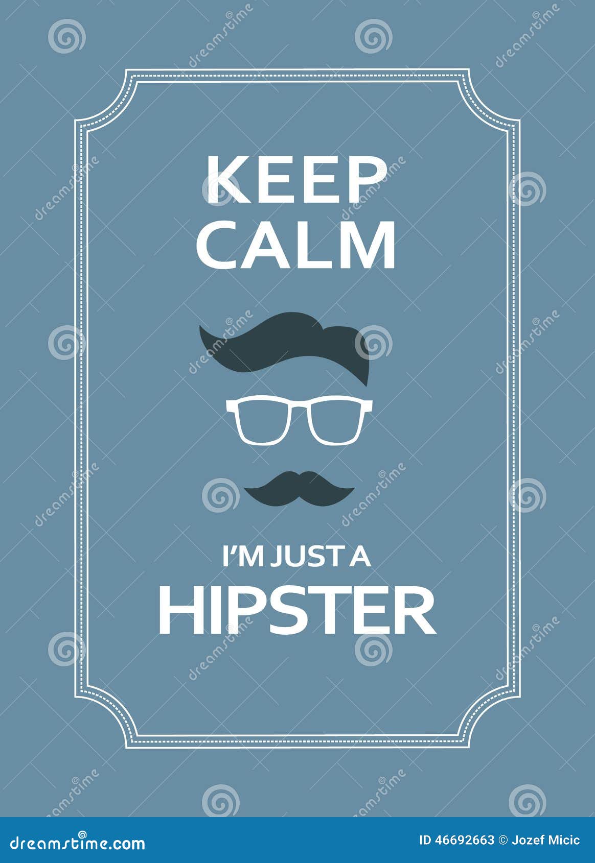 HippieMotivplakat Mit Lustigem Text Vektor Abbildung Illustration