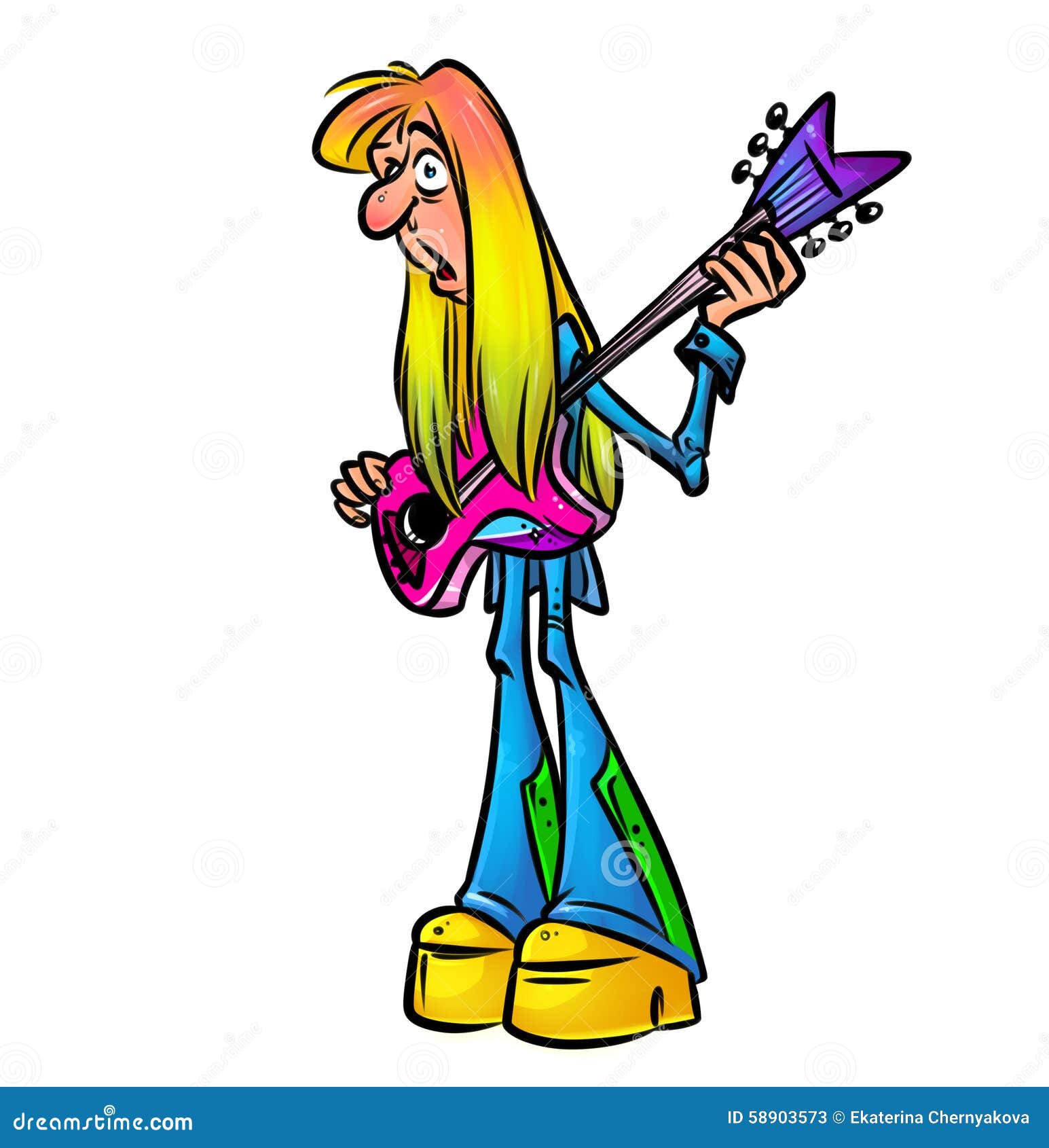 Hippie Musician Guitarist Parody Cartoon Illustration Stock Illustration - Illustration of album, cartoon: 58903573 Hippie Musician Guitarist Parody Cartoon Illustration Stock Illustration - Illustration of album, cartoon: 58903573