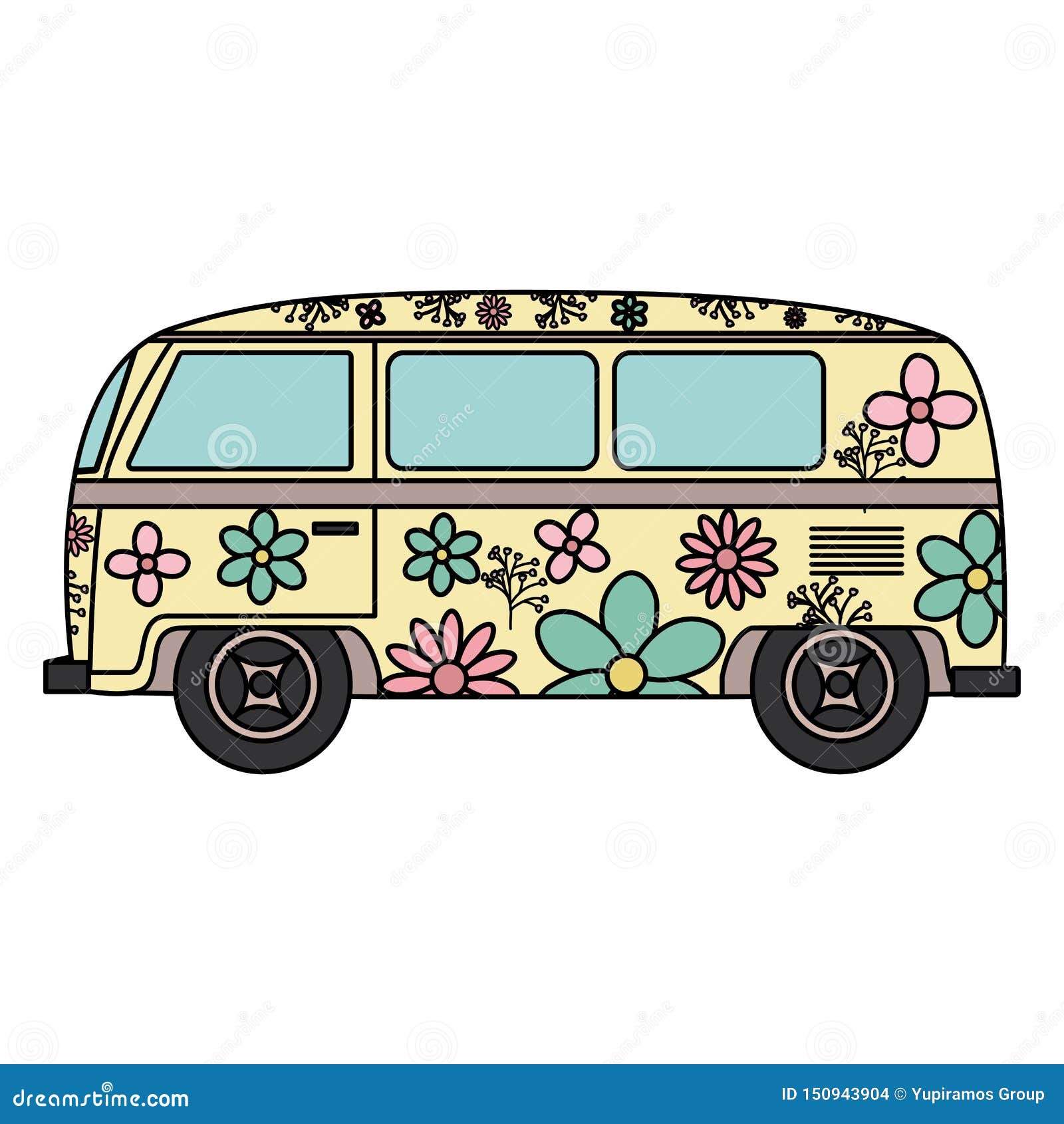 vans floral background