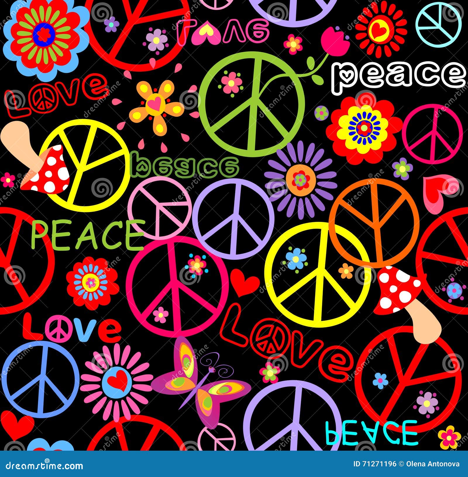 Hippie Background Vector Art, Icons, and Graphics for Free Download