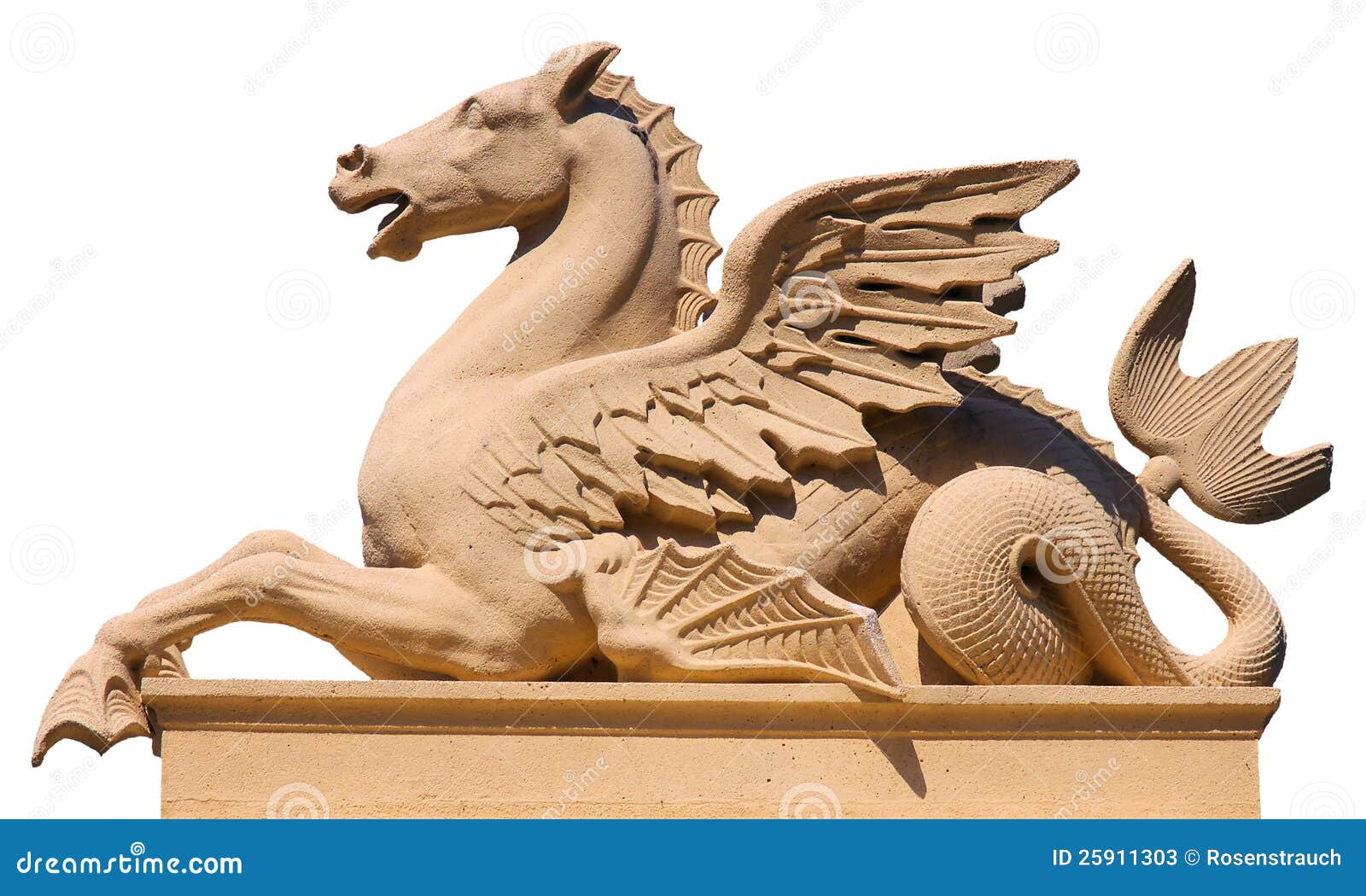 Hippocamp stock image. Image of snake, sculpture, monster - 25911303