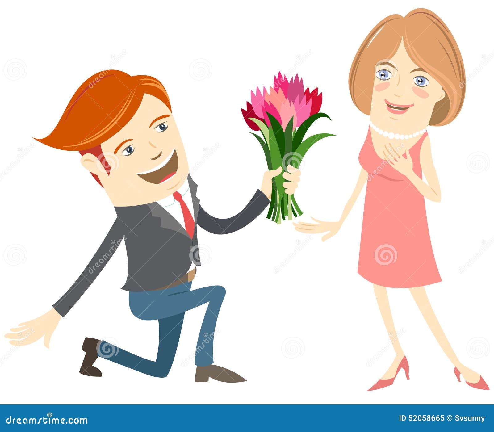 clipart giving flowers - photo #33