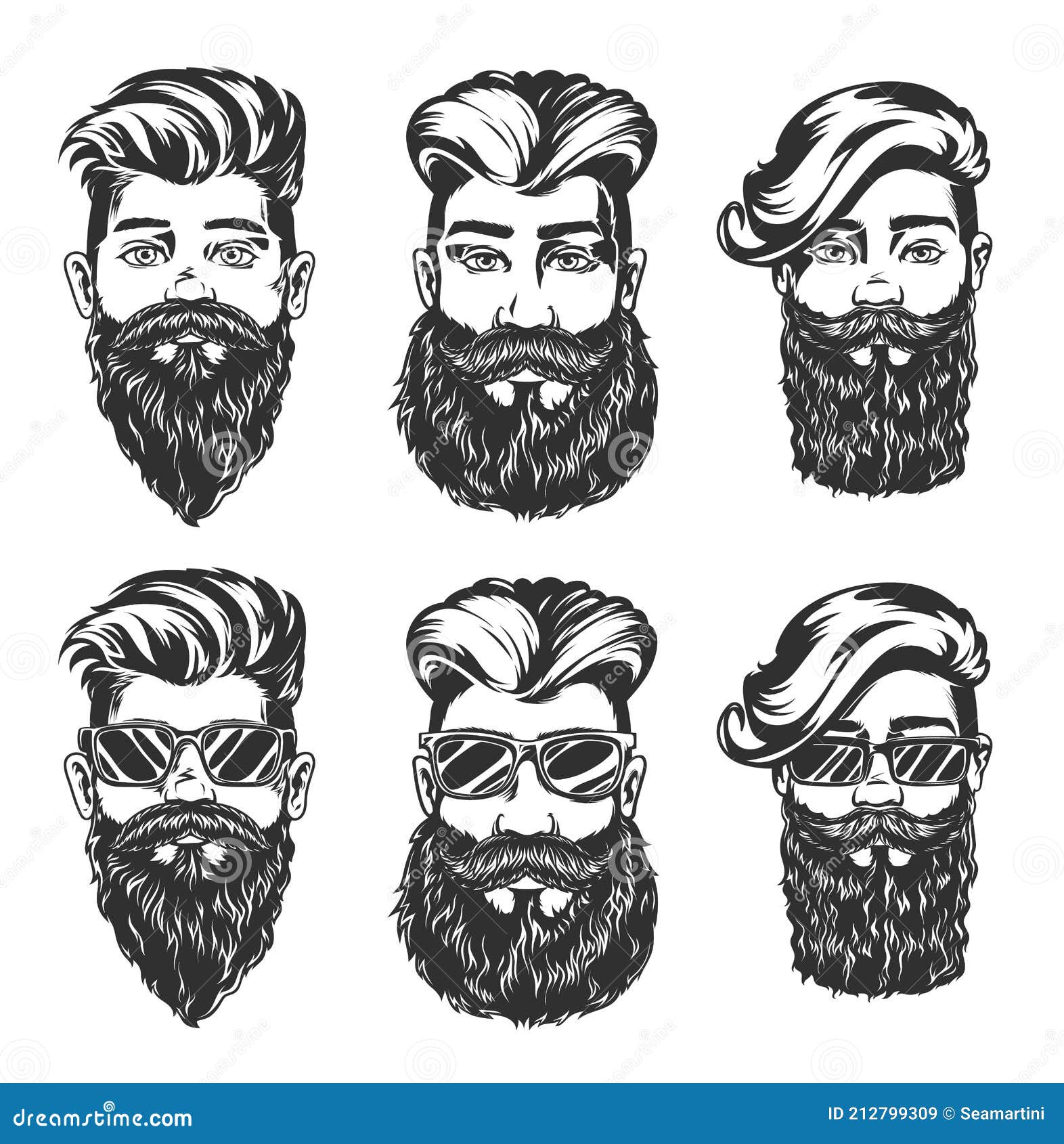 Premium Vector | Cool hipster with beer- hand drawn sketch vector  illustration.
