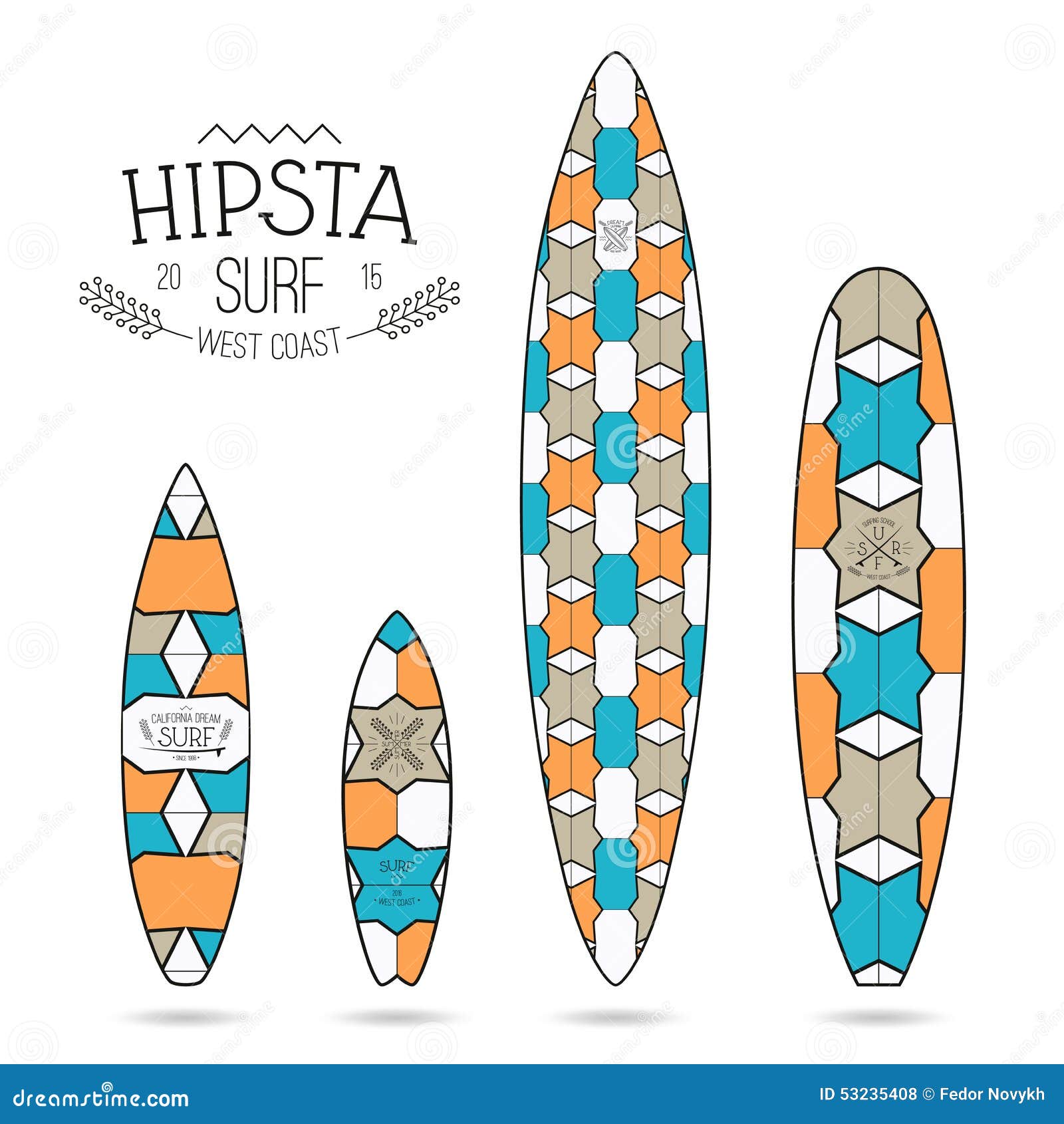 Logo-Print Shortboard