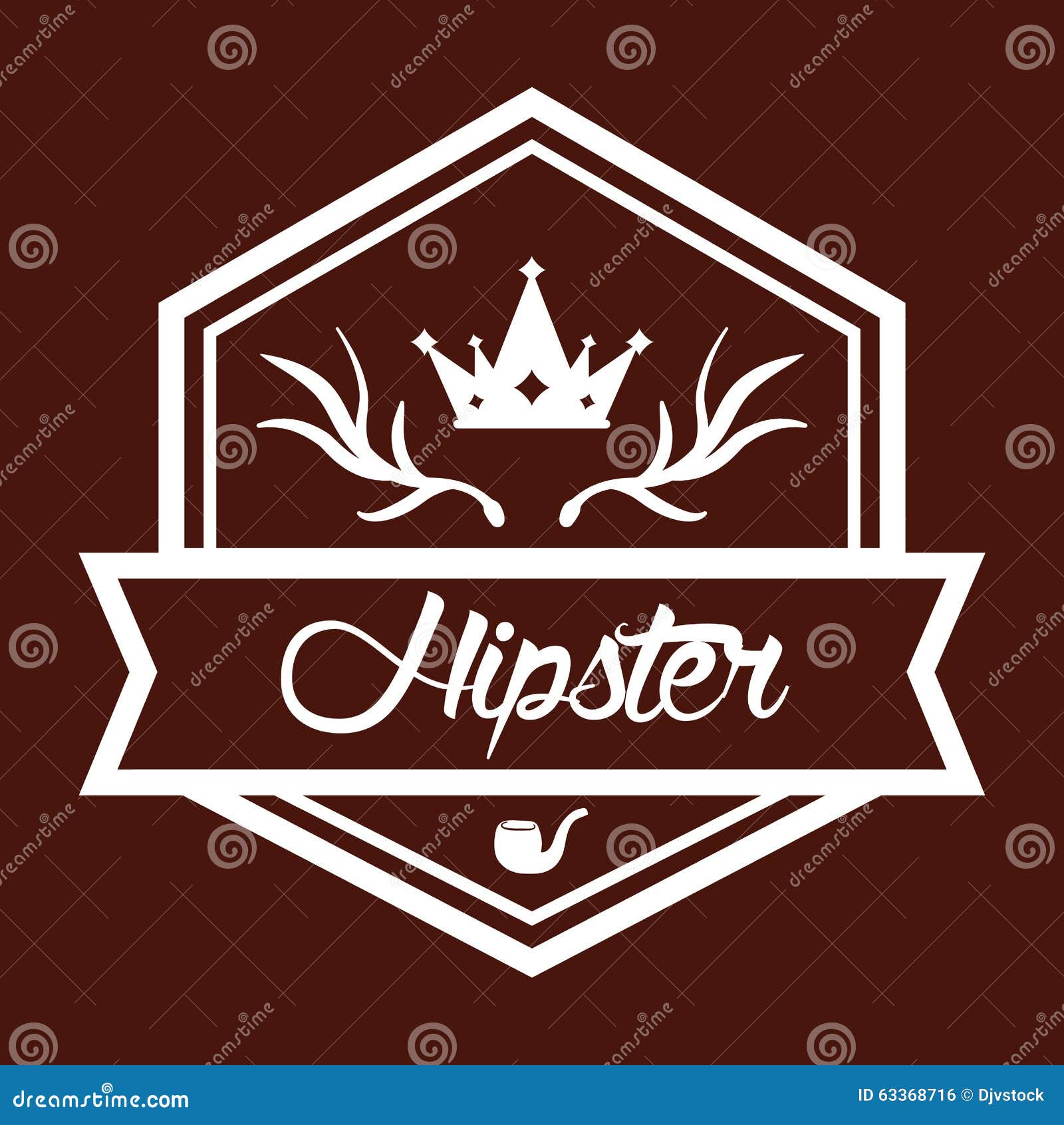 Hipster retro and vintage stock vector. Illustration of apparel 63368716