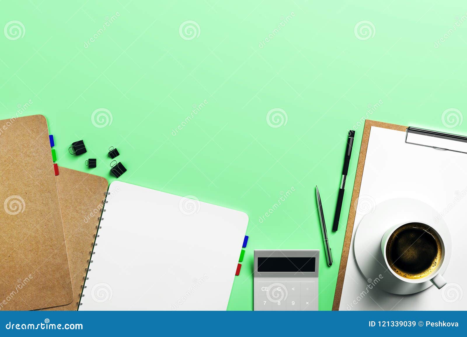 Hipster Worktop With Office Accessories Stock Image Image Of