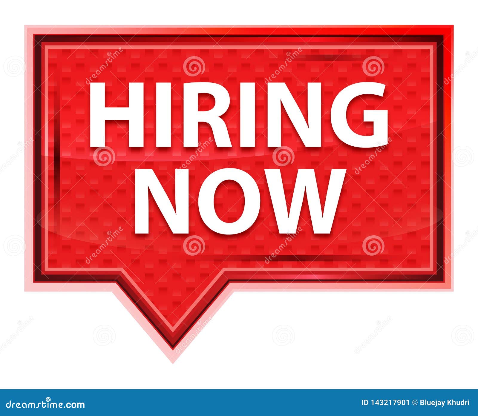 Hiring Now Misty Rose Pink Banner Button Stock Illustration