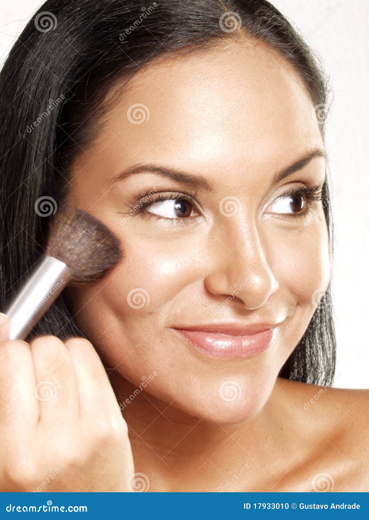 Hispanic makeup. stock photo. Image of latin, improve 17933010