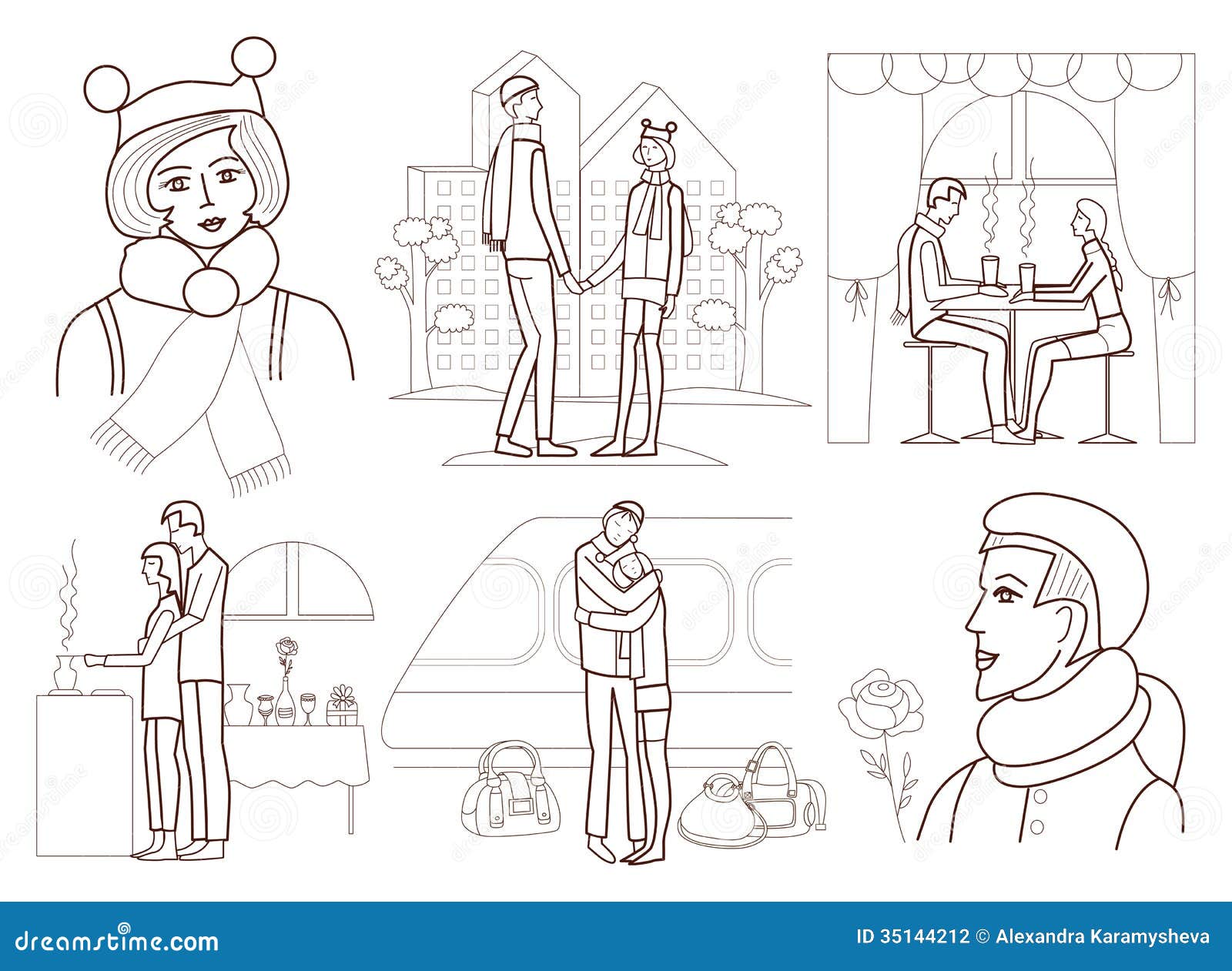 Historia De Amor (libro De Colorear) Ilustración del Vector - Ilustración de tristeza, muchacha: 35144212 Historia De Amor (libro De Colorear) Ilustración del Vector - Ilustración de tristeza, muchacha: 35144212