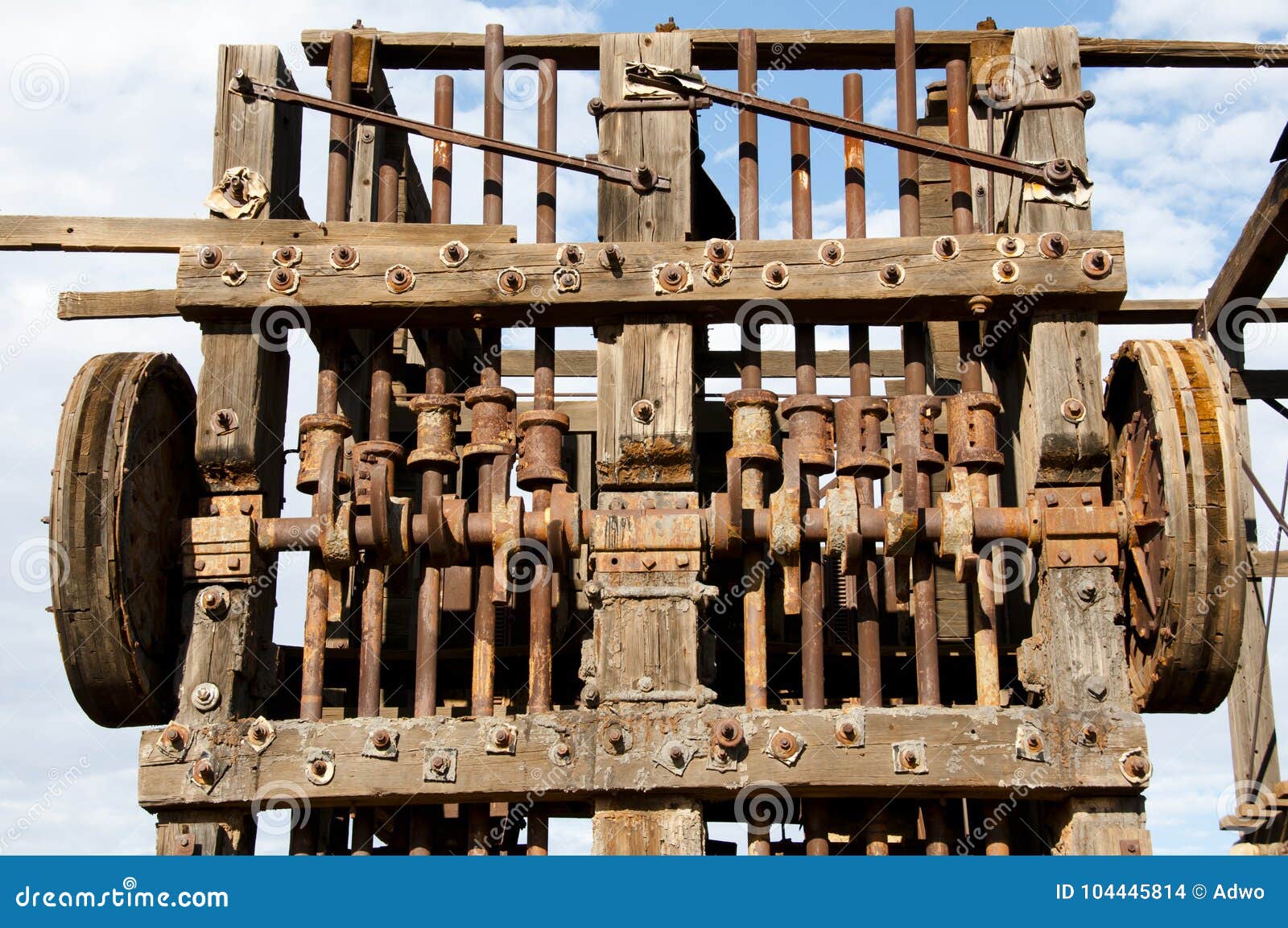 Historic Agnew Stamp Mill stock photo. Image of stamp 104445814